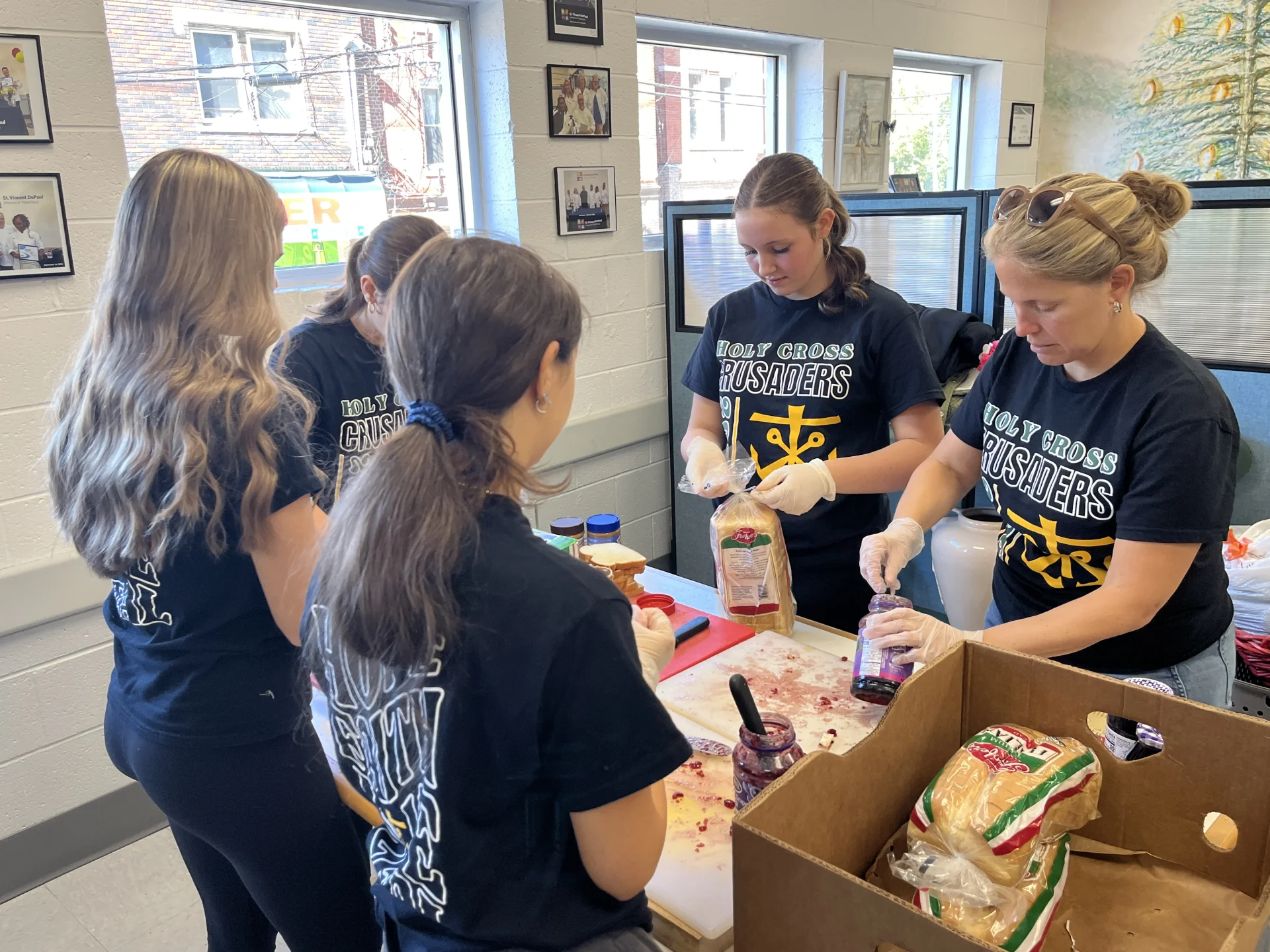 Holy Cross High School Day of Service