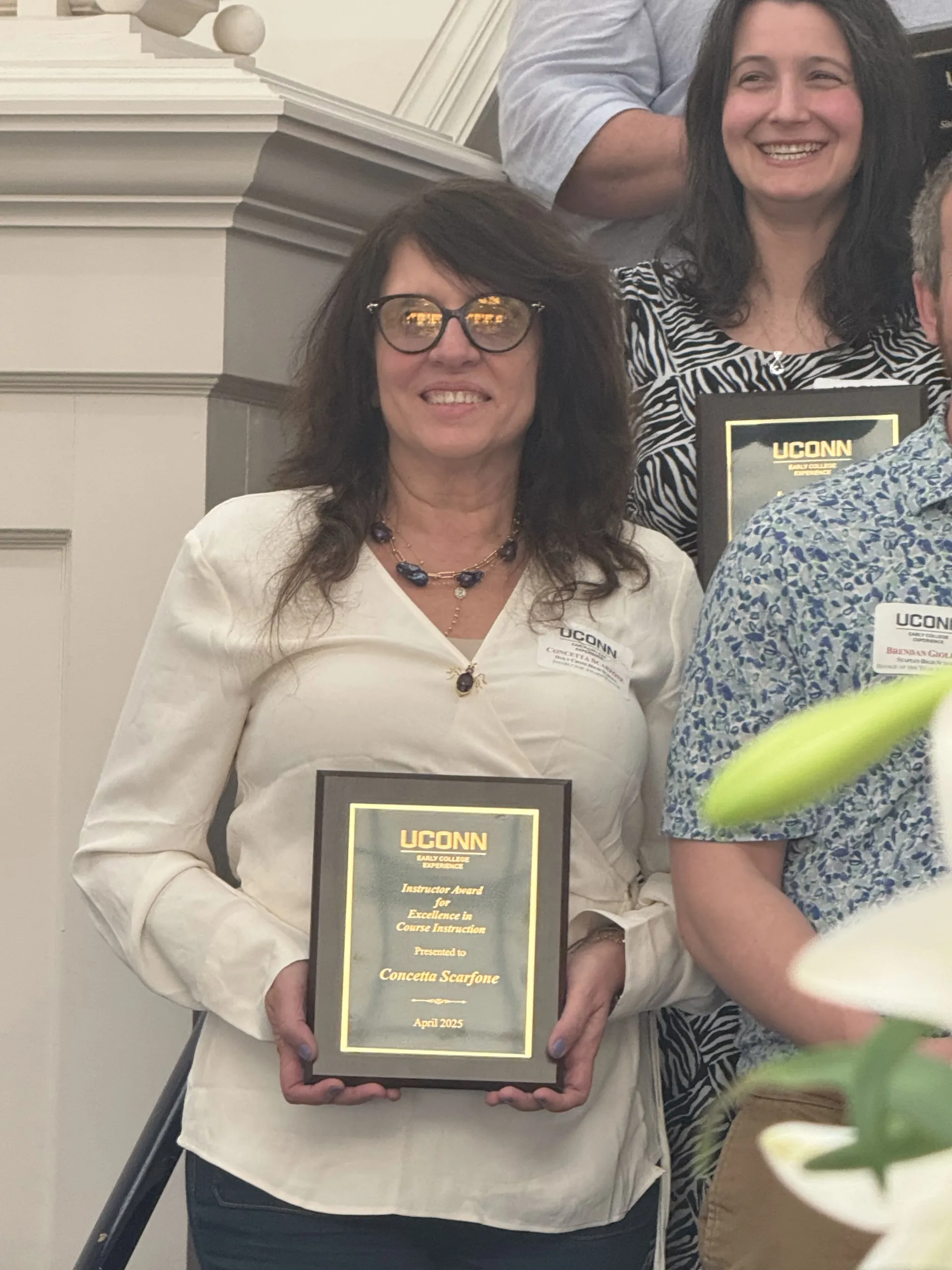 Italian Teacher, Concetta Scarfone Recognized with UCONN’s Instructor Award for Excellence in Course Instruction