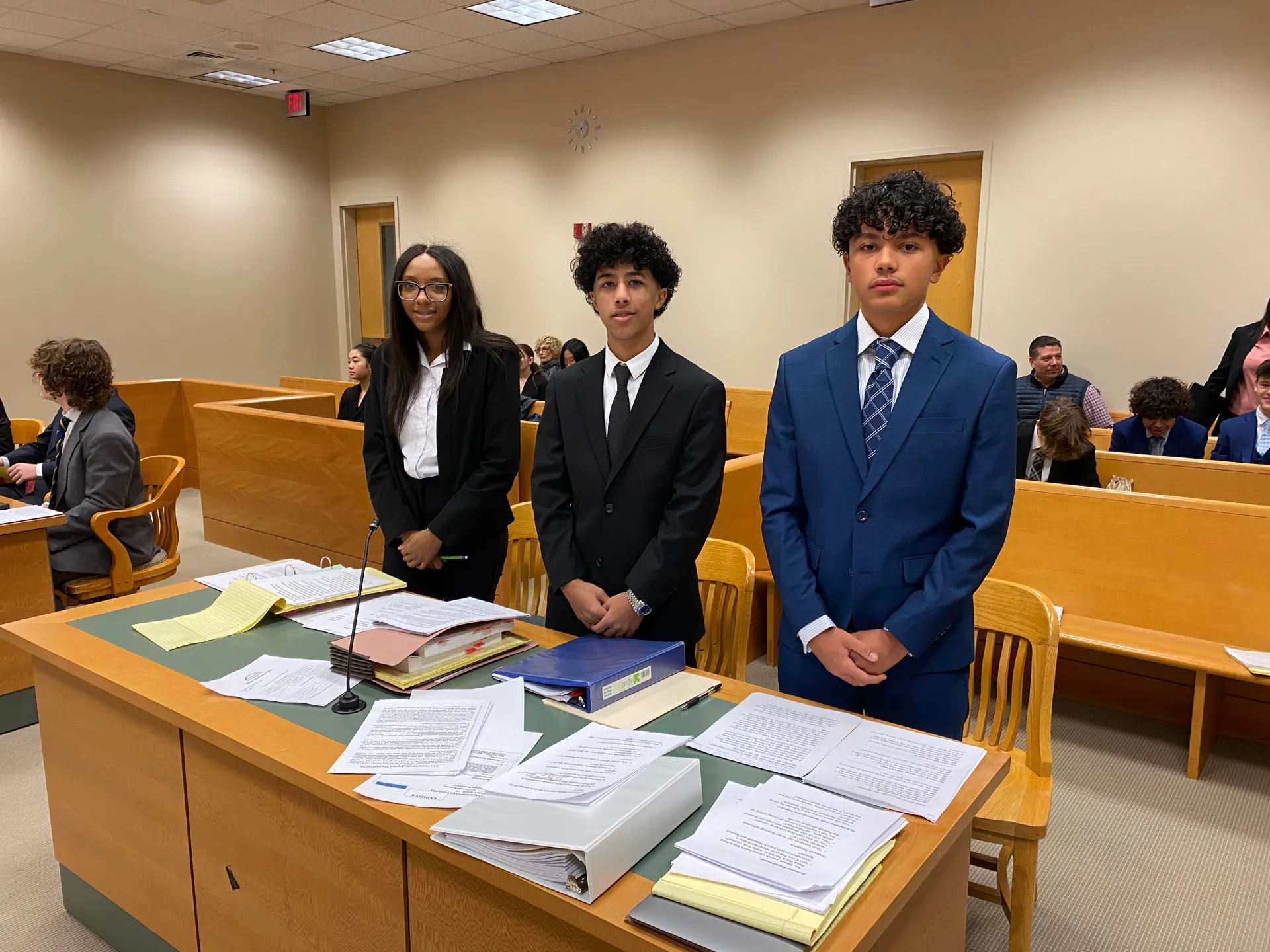 Crusaders Participate in High School Mock Trial Competition