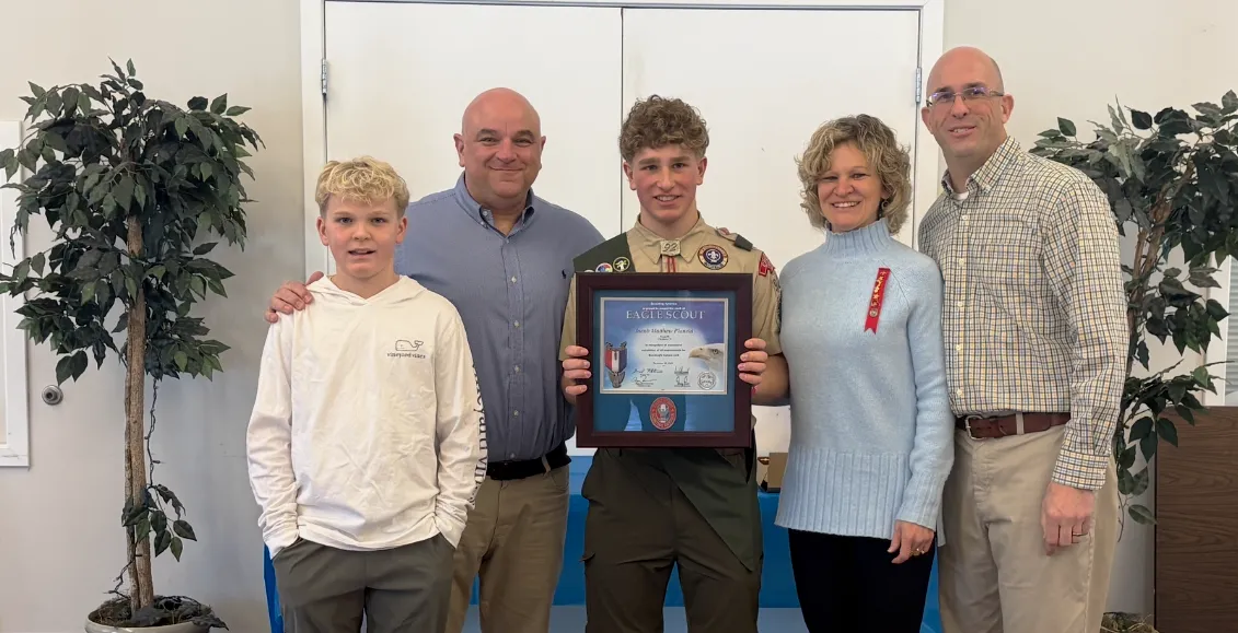 Freshman Jacob Planeta ’29 Earns Eagle Scout Rank