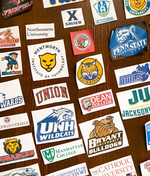 college logos collage