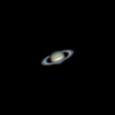 Figure 13 | Saturn. Photographed on 8/23/2021 from Flanders, NJ, using a Canon EOS RP with a 10" Dobsonian telescope through a 2.5x Celestron Luminos 2" Barlow. Multiple crop-sensor exposures (1/60s on a bare sensor at ISO 800) were processed together using PIPP, Autostakkert, and Adobe Photoshop CC v. 22.1.1. The raw focal length of the scope was 1250mm. 